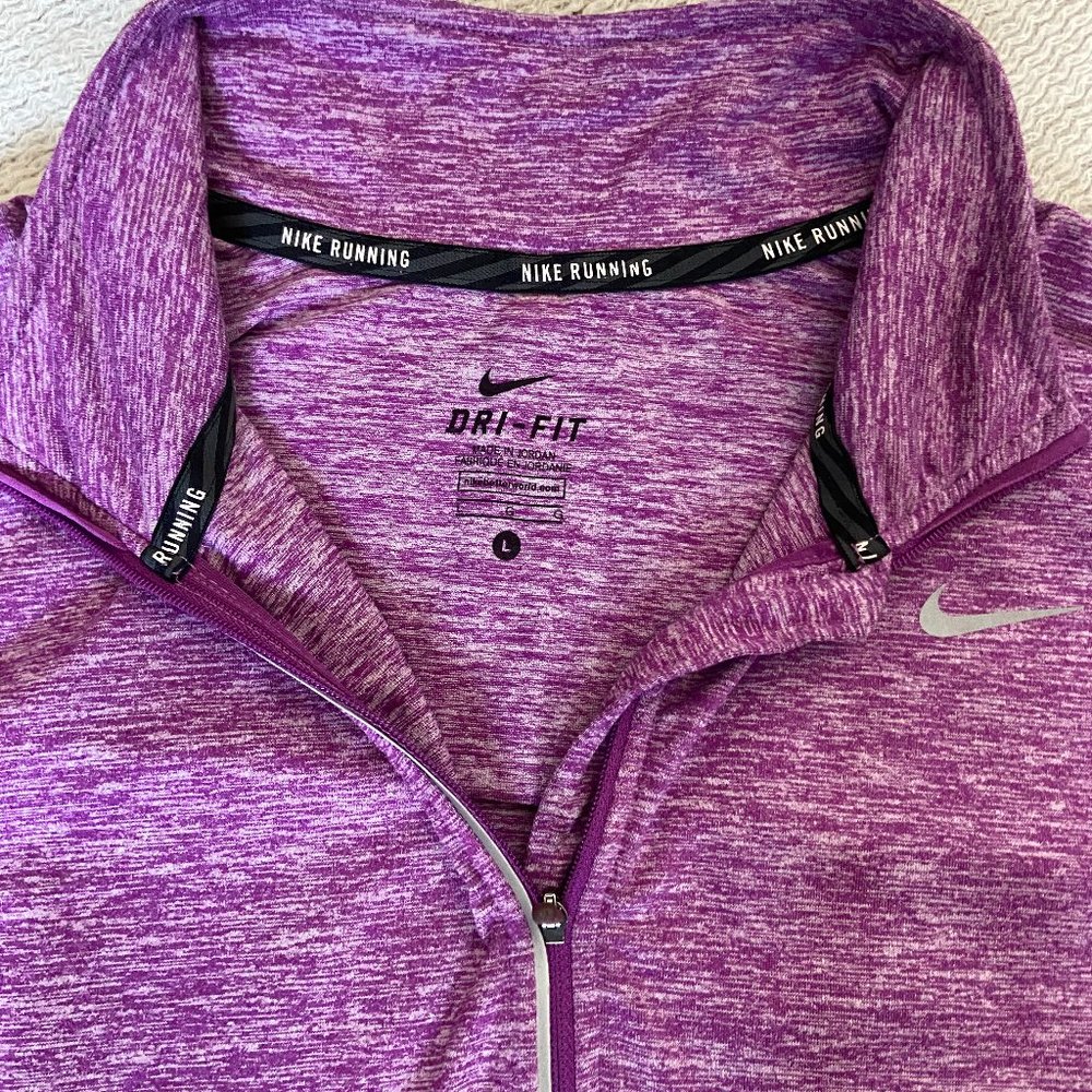 Nike Large Purple Dri-Fit Jacket
